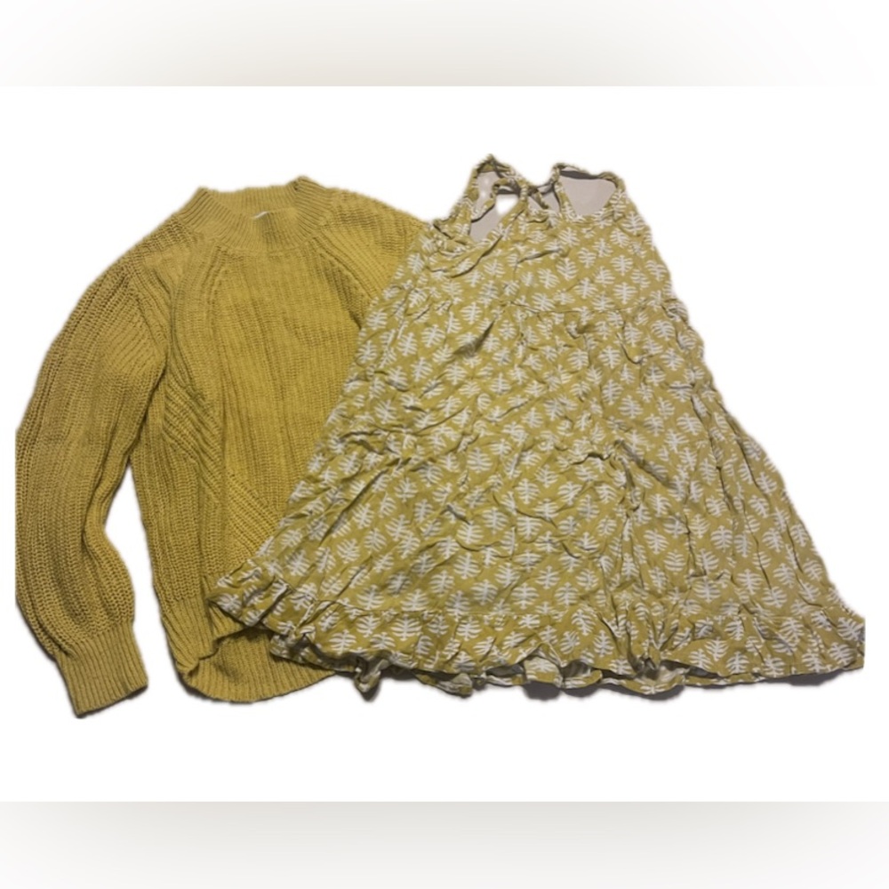 Girls dress and sweater bundle